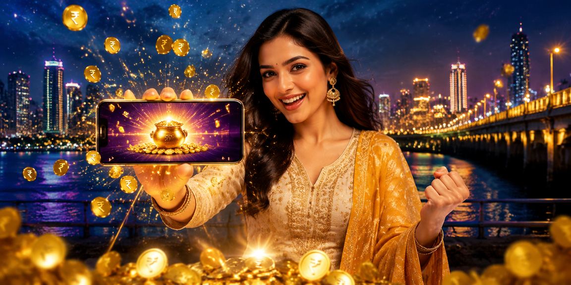 Mobile casino player enjoying slots in Mumbai’s Bandra area